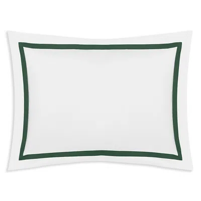 Matouk Lowell Neck Roll Pillow Cover In Green