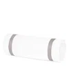 Matouk Lowell Neck Roll Pillow Cover In Platinum