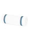 Matouk Lowell Neck Roll Pillow Cover In Sea