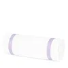 Matouk Lowell Neck Roll Pillow Cover In Violet