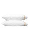 Matouk Lowell Standard Pillowcase, Pair In White