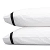 Matouk Lowell Standard Pillowcase, Pair In Black