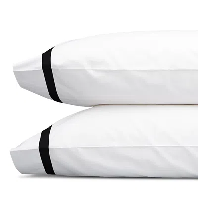 Matouk Lowell Standard Pillowcase, Pair In Black
