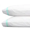 Matouk Lowell Standard Pillowcase, Pair In Lagoon