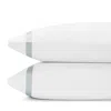 Matouk Lowell Standard Pillowcase, Pair In Pool