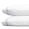 Matouk Lowell Standard Pillowcase, Pair In Silver