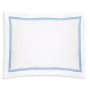 Matouk Mayfair Standard Sham In Azure Blue