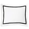 Matouk Lowell Standard Sham In Black