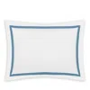 Matouk Lowell Standard Sham In Blue