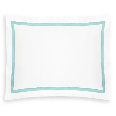 Matouk Lowell Standard Sham In Lagoon