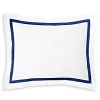 Matouk Lowell Standard Sham In Navy Blue