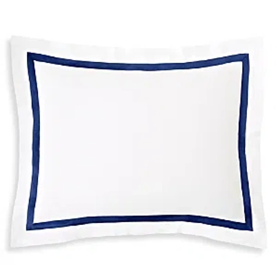 Matouk Lowell Standard Sham In Navy Blue
