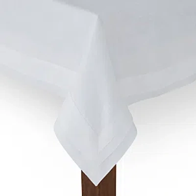 Matouk Lowell Tablecloth, 70 X 144 In White