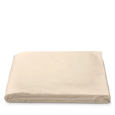 Matouk Luca Hemstitch Percale Fitted Sheet, Queen In Beech