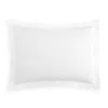 Matouk Luca Satin Stitch Boudoir Sham In White