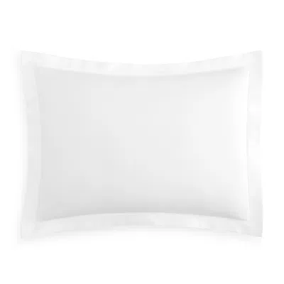 Matouk Luca Satin Stitch Boudoir Sham In White