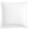 Matouk Luca Satin Stitch Euro Sham In White