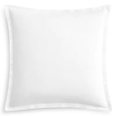 Matouk Luca Satin Stitch Euro Sham In White
