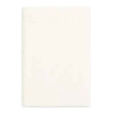 Matouk Luca Satin Stitch Flat Sheet, King In Ivory