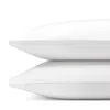 Matouk Luca Satin Stitch Standard Pillowcase, Pair In White