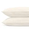 Matouk Luca Satin Stitch Standard Pillowcase, Pair In Ivory