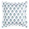 Matouk Lulu Dk For  Joplin Quilted Euro Sham In Mineral Blue