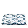Matouk Joplin Queen Fitted Sheet In Mineral Blue