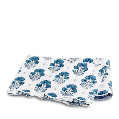 Matouk Joplin King Flat Sheet In Blue