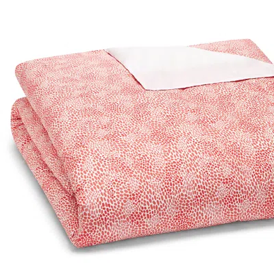 Matouk Lulu Dk For  Nikita Duvet Cover, Twin In Coral