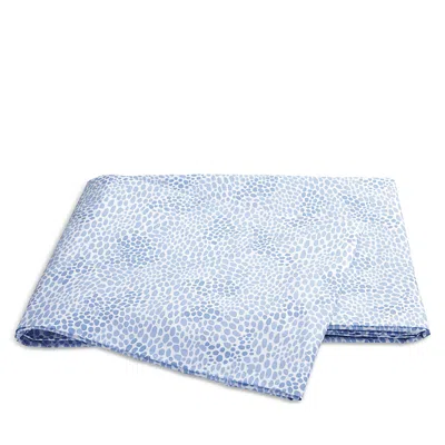 Matouk Lulu Dk For  Nikita Flat Sheet, Full/queen In Azure