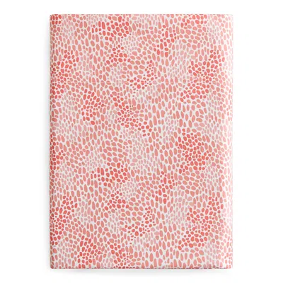 Matouk Lulu Dk For  Nikita Flat Sheet, Full/queen In Coral