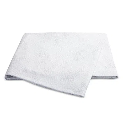 Matouk Lulu Dk For  Nikita Flat Sheet, King In Silver