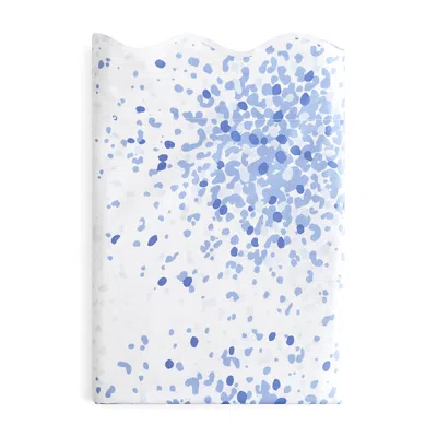 Matouk Lulu Dk For  Poppy Flat Sheet, King In Azure