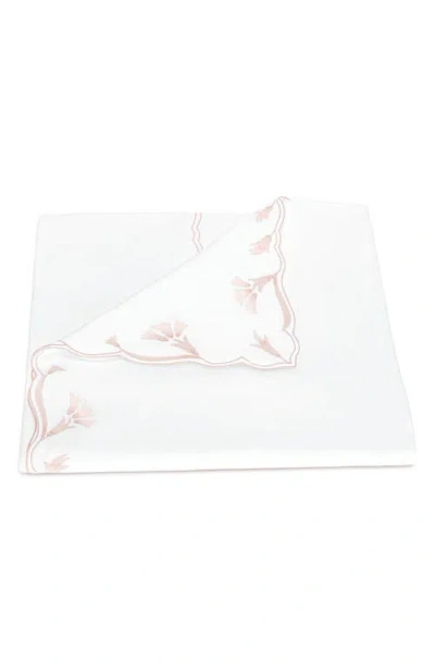 Matouk Marcella Egyptian Cotton Duvet Cover In Pink