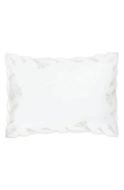 Matouk Marcella Egyptian Cotton Pillow Sham In White