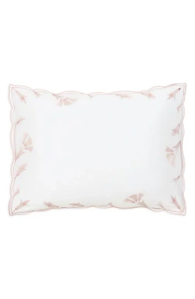Matouk Marcella Egyptian Cotton Pillow Sham In Pink
