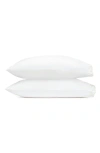 Matouk Marcella Set Of 2 600 Thread Count Egyptian Cotton Pillowcases In White