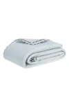 Matouk Margaret Pompom Quilted Silk Comforter In Cloud