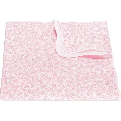 Matouk Margot 500 Thread Count Cotton Percale Duvet Cover In Pink