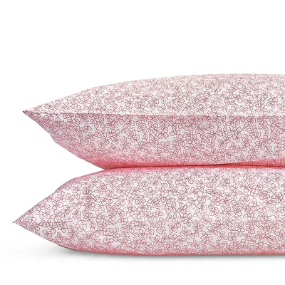 Matouk Margot Standard Pillowcase, Pair In Blush
