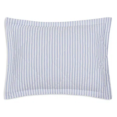 Matouk Matteo Quilted Boudoir Sham In Blue