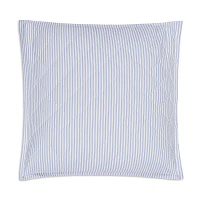Matouk Matteo Quilted Euro Sham In Blue