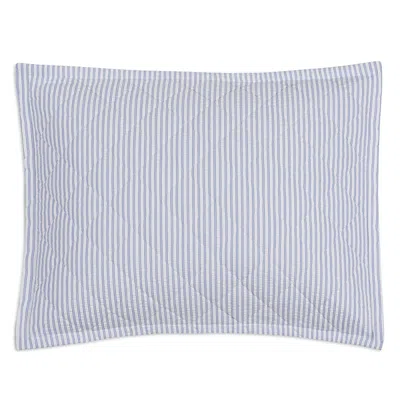 Matouk Matteo Quilted King Sham In Blue