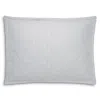Matouk Matteo Quilted Standard Sham In Gray