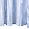 Matouk Matteo Seersucker Shower Curtain In Azure
