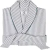 Matouk Matteo Stripe Robe In Blue