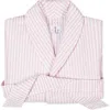 Matouk Matteo Stripe Robe In Pink