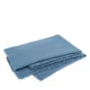 Matouk Maya Cashmere & Silk Throw In Blue