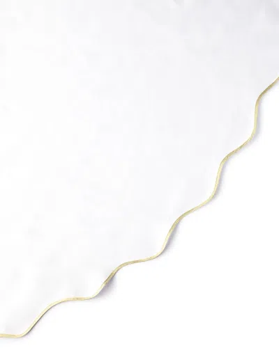 Matouk Meira 108"dia. Tablecloth In Gold