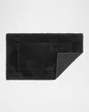 Matouk Milagro Small Bath Rug In Charcoal